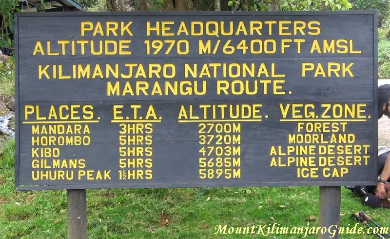 Kilimanjaro climbing photo from 5 Days Marangu Route