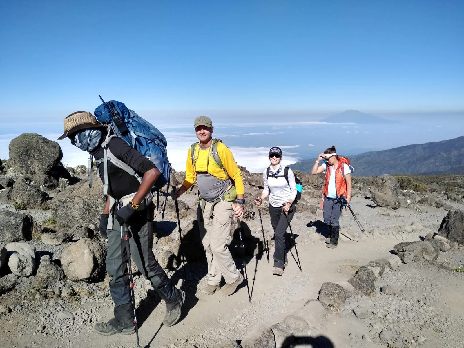 Kilimanjaro climbing photo from 6 Days Machame Route