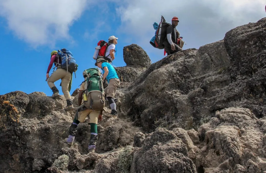 Kilimanjaro climbing photo from 6 Days Machame Route