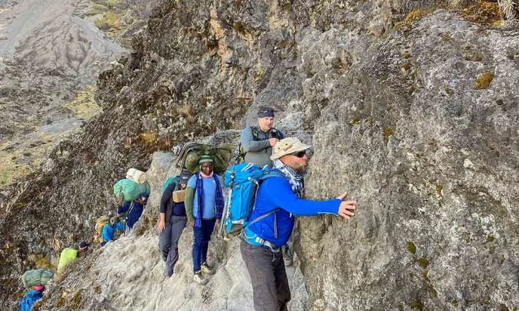 Kilimanjaro climbing photo from 6 Days Machame Route