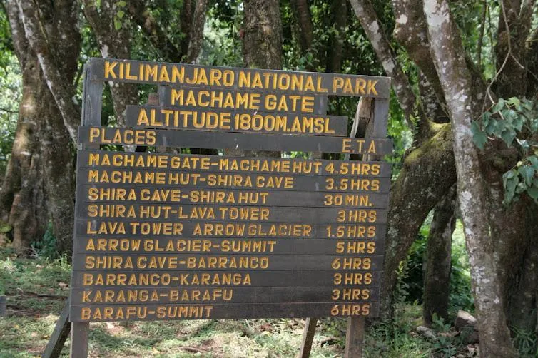 Kilimanjaro climbing photo from 6 Days Machame Route