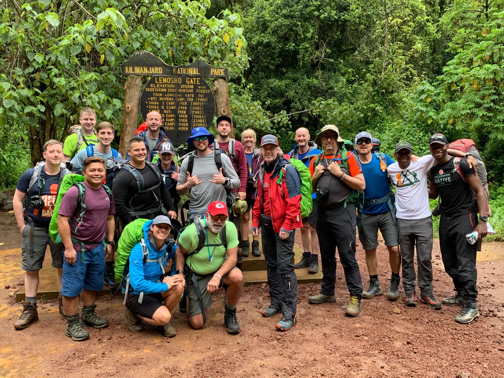 Kilimanjaro climbing photo from 8 Days Lemosho Route