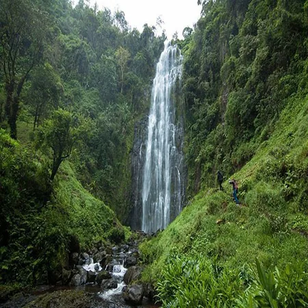 Materuni waterfall on the slopes of Kilimanjaro near Moshi