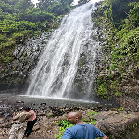 Waterfall hike near Moshi, Tanzania