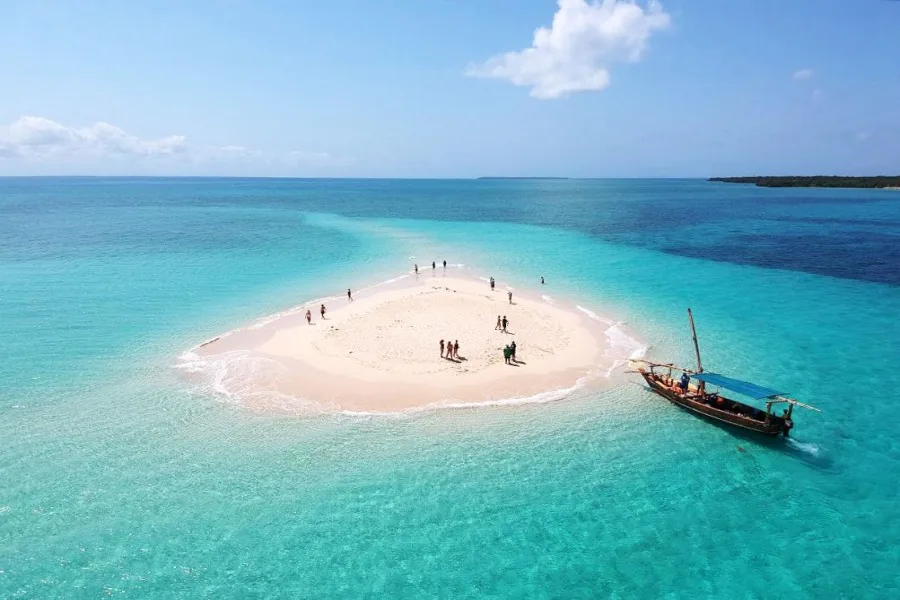 Nakupenda sandbank, Zanzibar